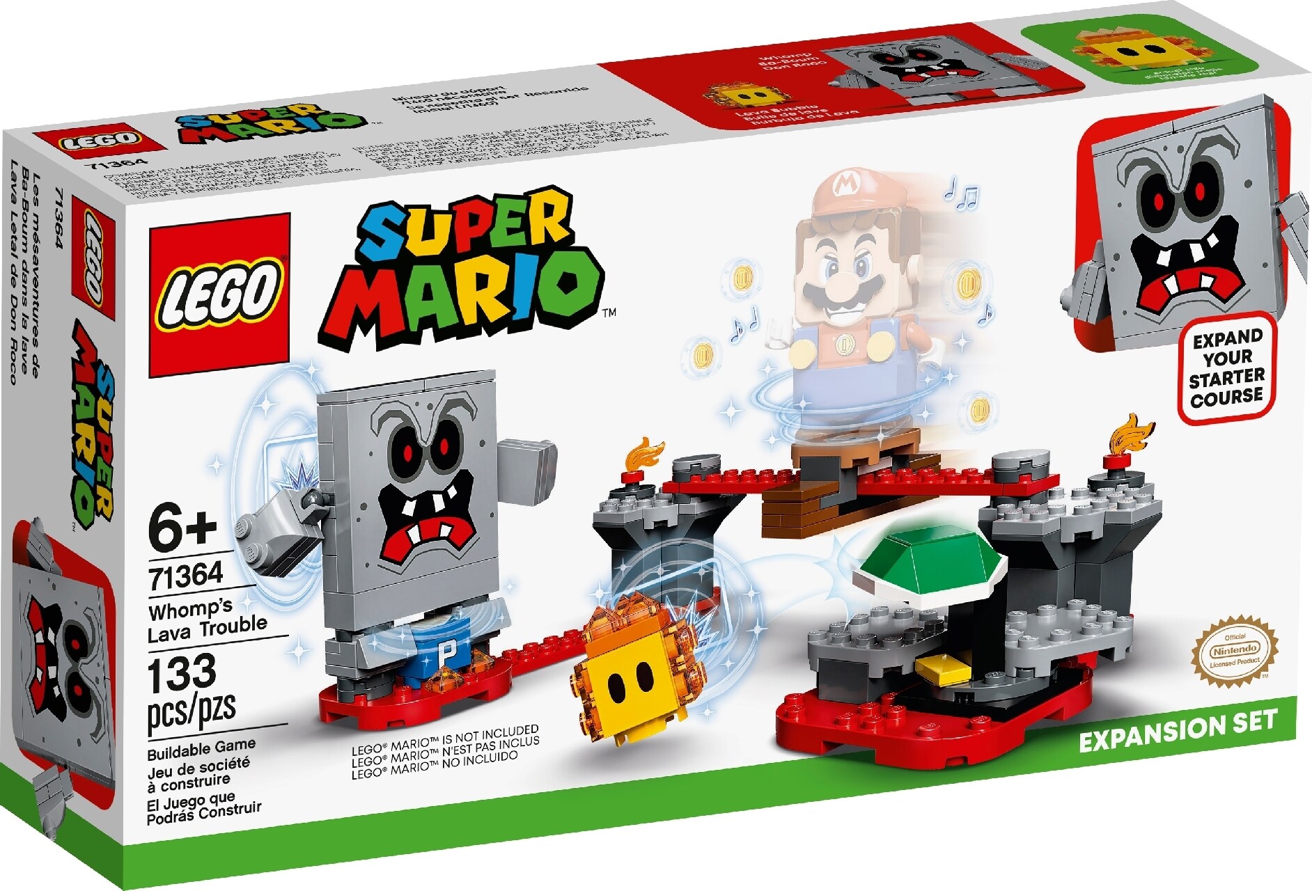LEGO® Super Mario™ Whomp's Lava Trouble Expansion Set