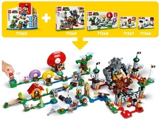 LEGO® Super Mario™ Whomp's Lava Trouble Expansion Set