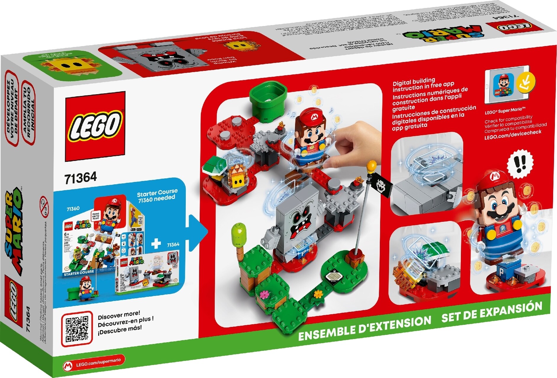 LEGO® Super Mario™ Whomp's Lava Trouble Expansion Set