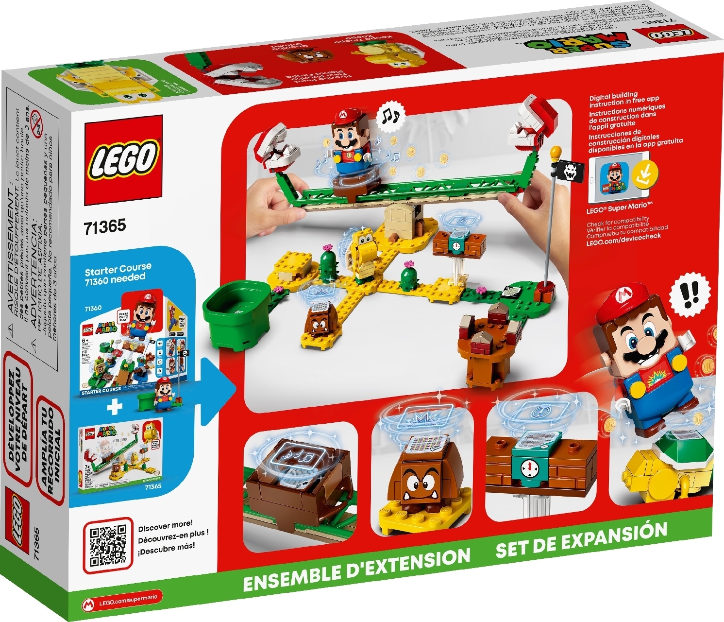 LEGO® Super Mario™ Piranha Plant Power Slide Expansion Set