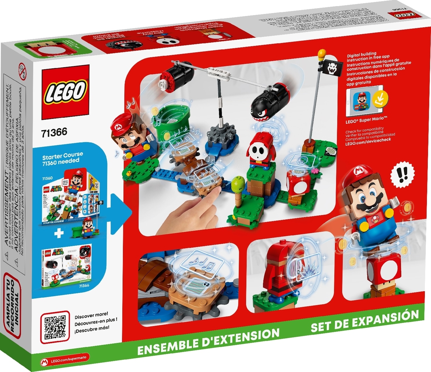 LEGO® Super Mario™ Boomer Bill Barrage Expansion Set