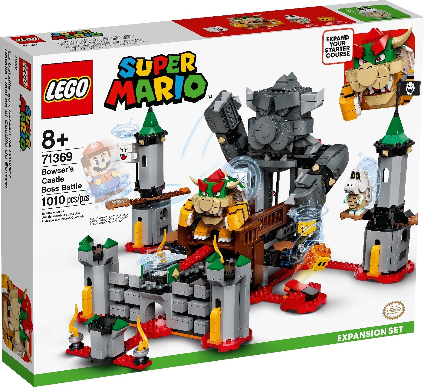 LEGO® Super Mario™ Bowser's Castle Boss Battle Expansion Set