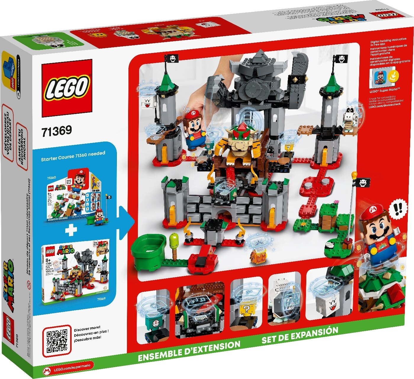 LEGO® Super Mario™ Bowser's Castle Boss Battle Expansion Set