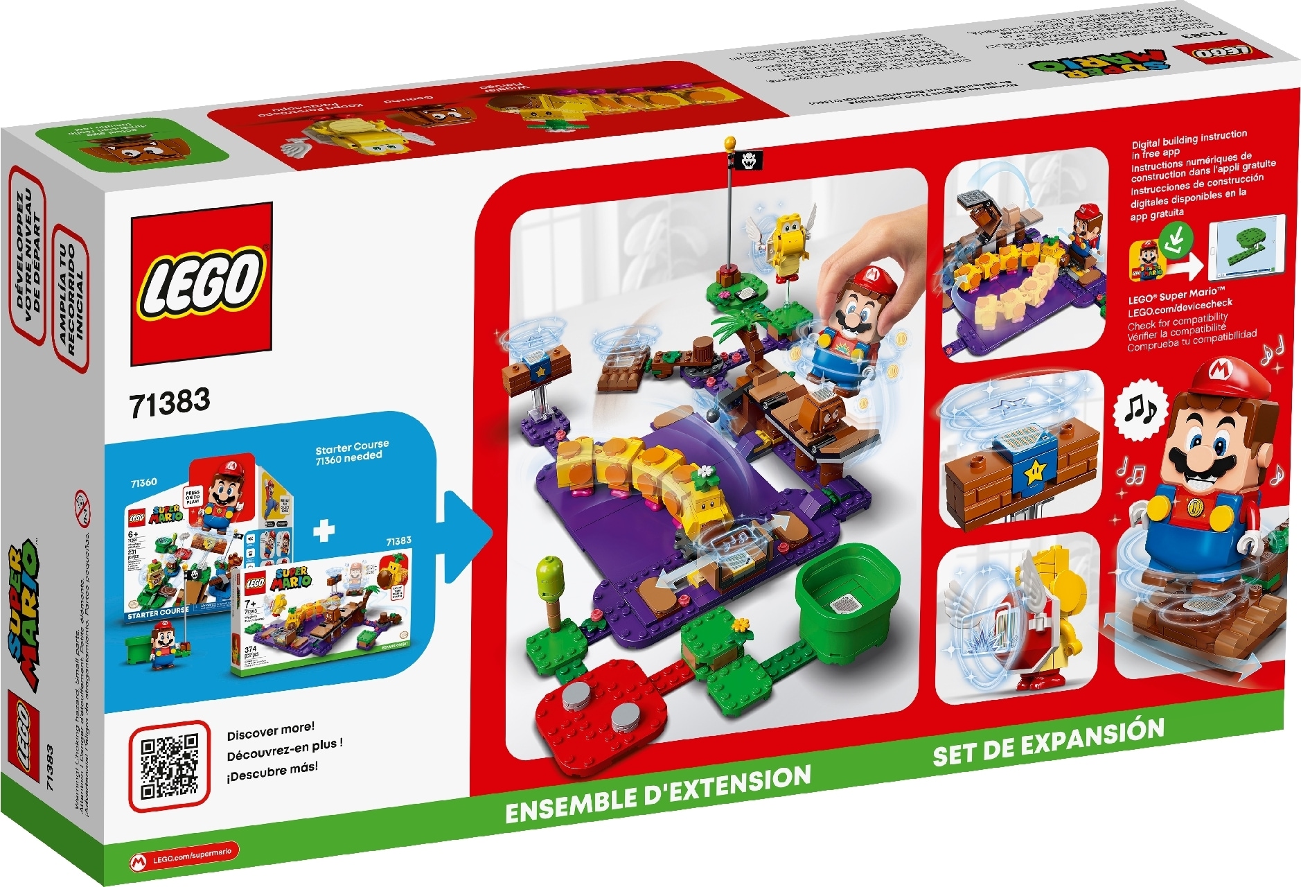 LEGO® Super Mario™ Wiggler’s Poison Swamp Expansion Set