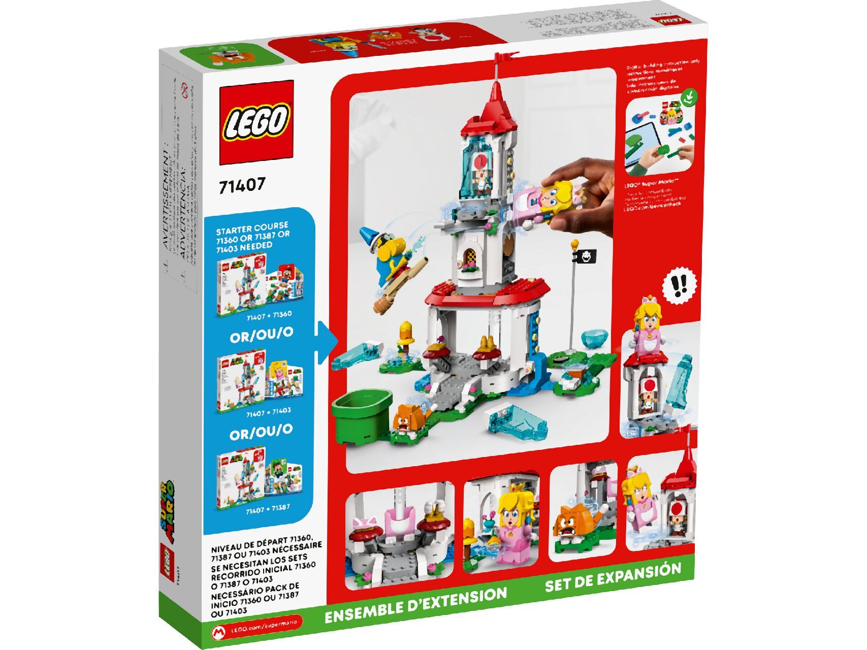 LEGO® Cat Peach Suit and Frozen Tower Expansion Set