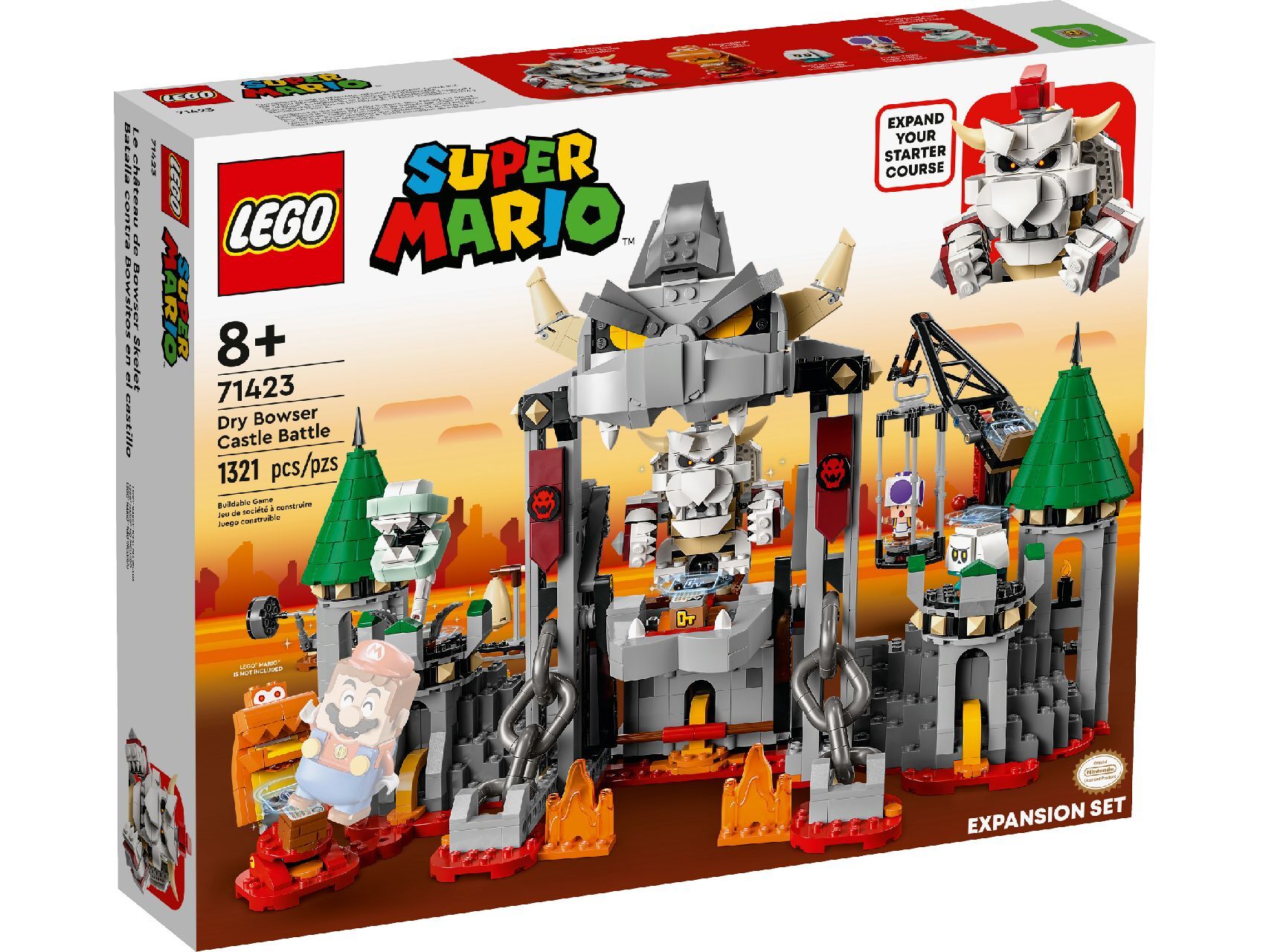 LEGO® Dry Bowser Castle Battle Expansion Set Official LEGO® AE