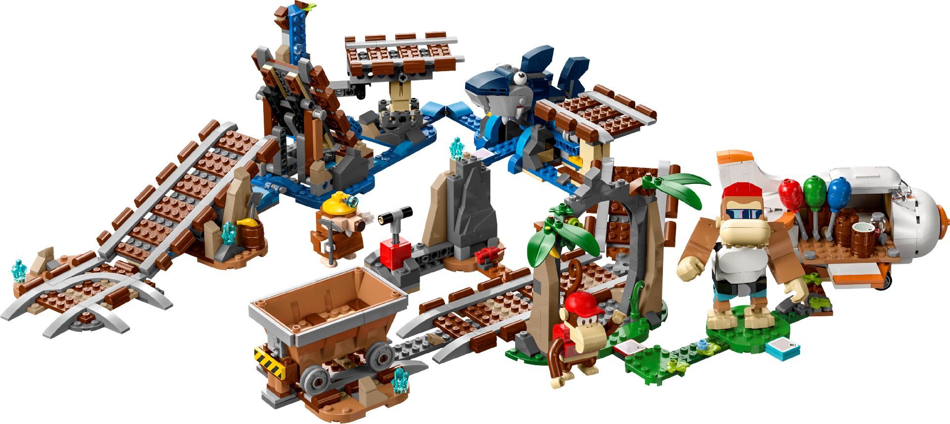 LEGO® Diddy Kong's Mine Cart Ride Expansion Set