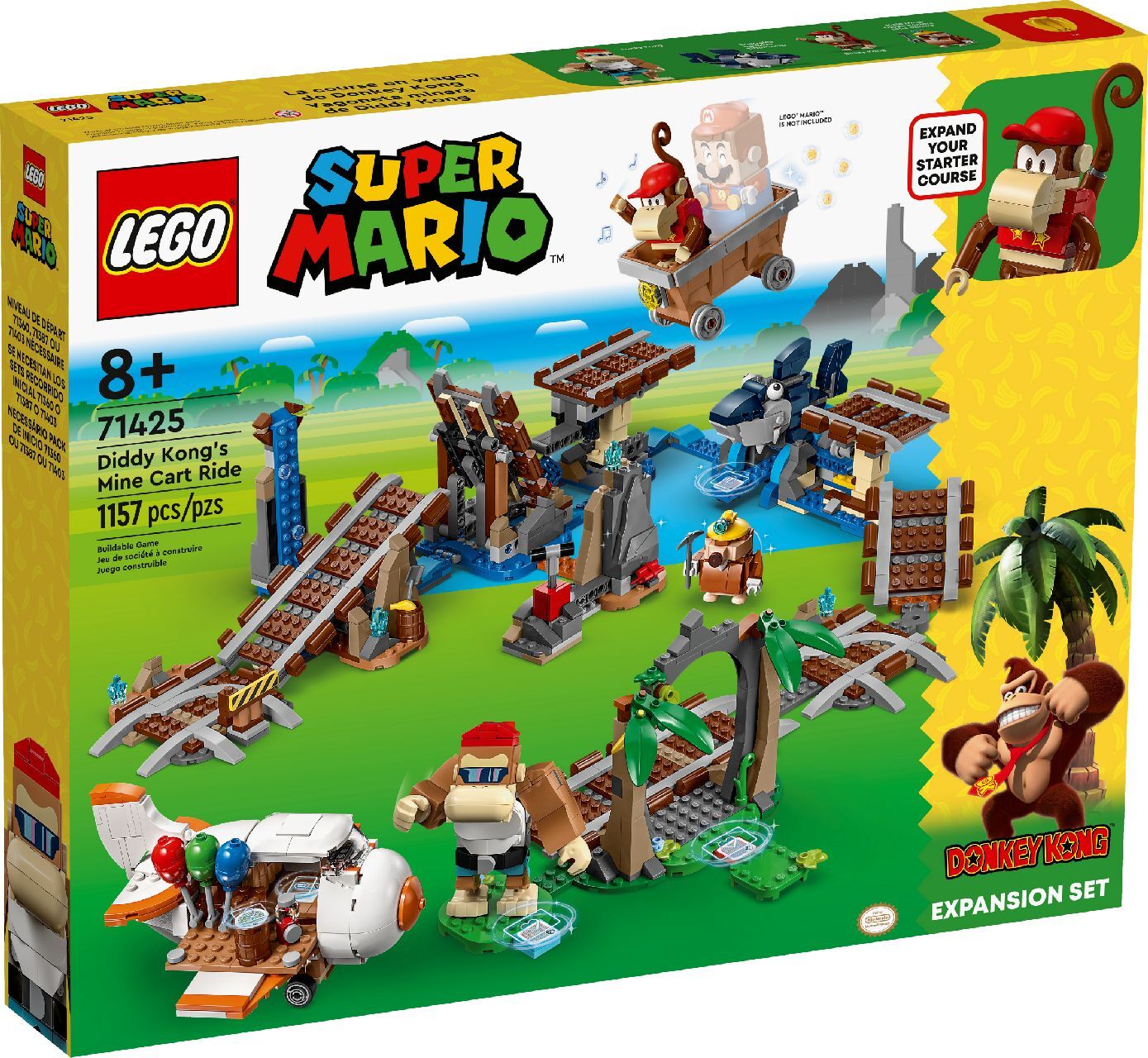 LEGO® Diddy Kong's Mine Cart Ride Expansion Set