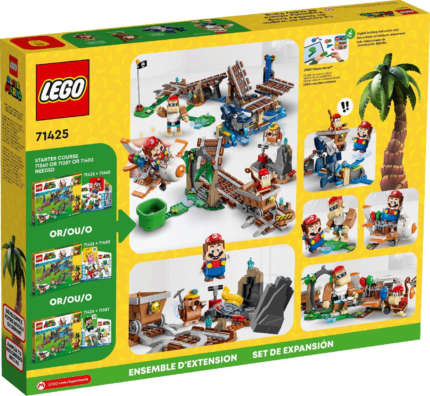 LEGO® Diddy Kong's Mine Cart Ride Expansion Set Official LEGO® AE
