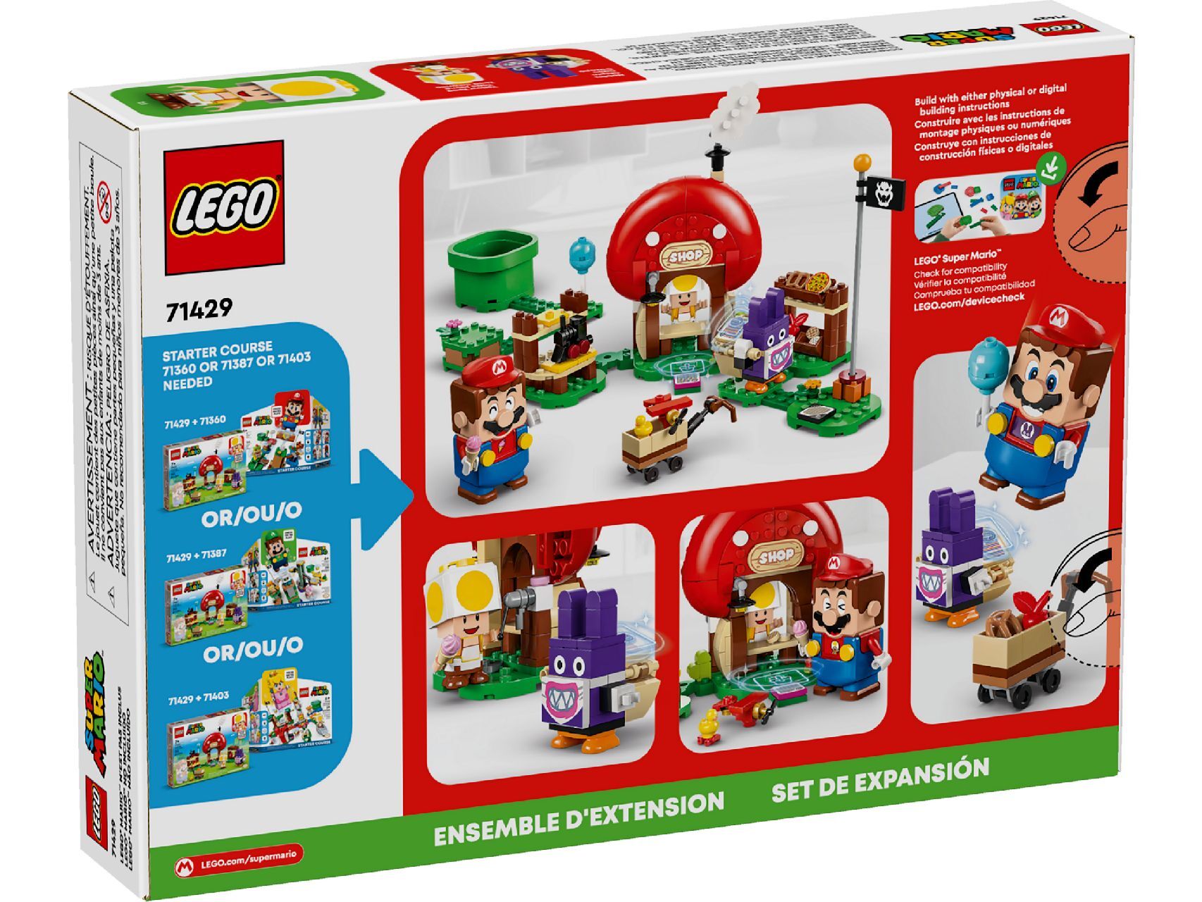 LEGO® Nabbit at Toad's Shop Expansion Set