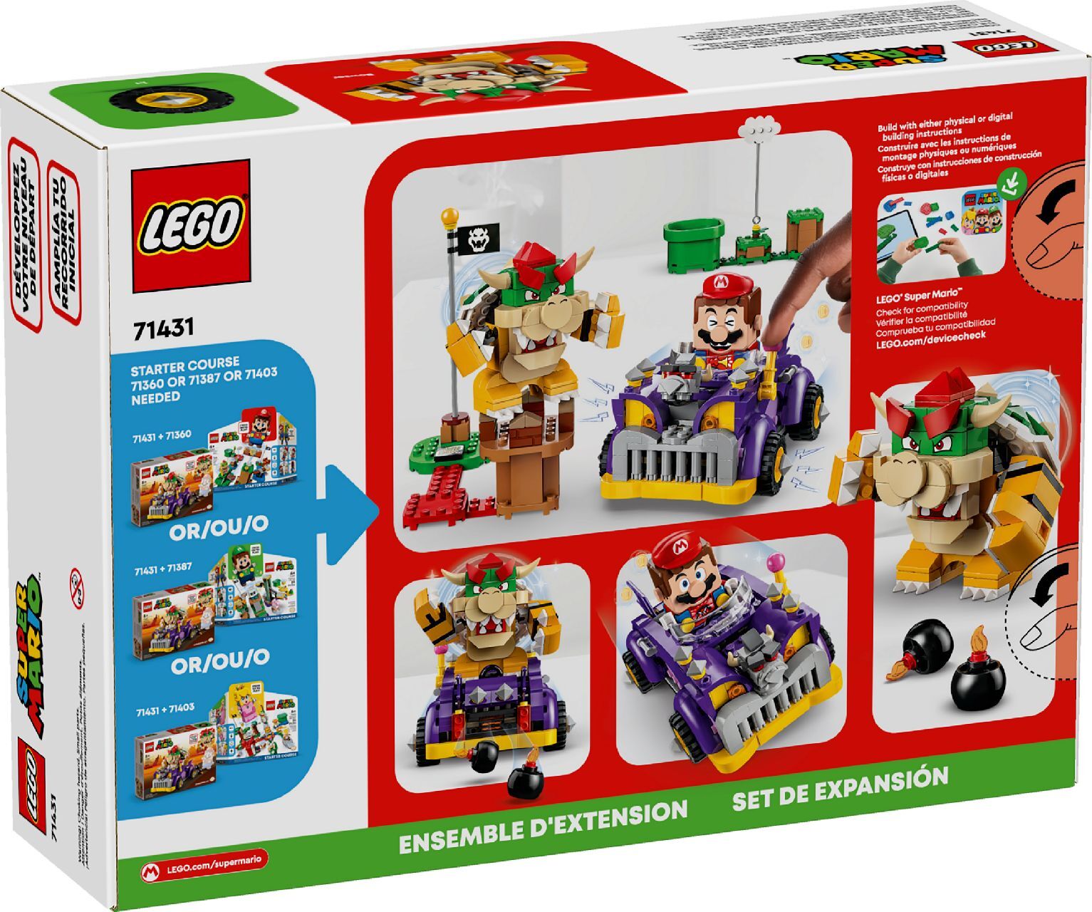 LEGO® Bowser's Muscle Car Expansion Set
