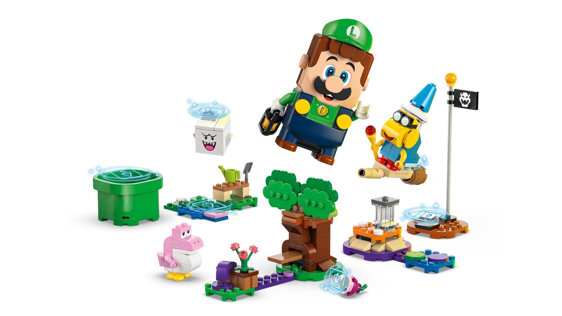 Lego Luigi Pink Yoshi YOSHIS' EGG-CELLENT FOREST EXPANSION SET THE