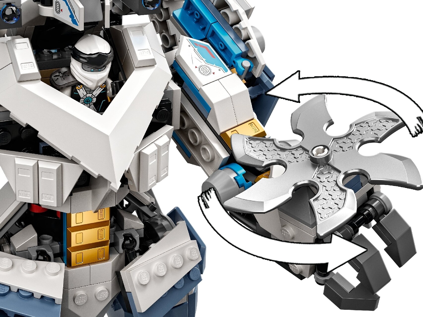 LEGO® NINJAGO® Zane's Titan Mech Battle