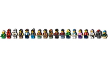 ليغو نينجاغو مجموعة بناء منزل حدائق المدينة