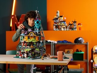 ليغو نينجاغو مجموعة بناء منزل حدائق المدينة