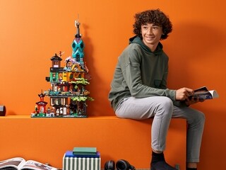 ليغو نينجاغو مجموعة بناء منزل حدائق المدينة