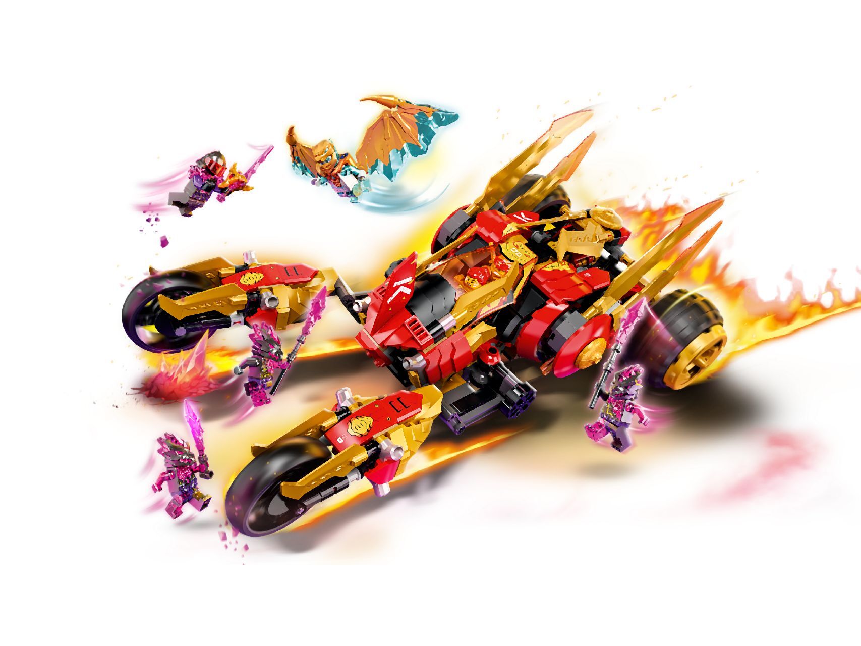 LEGO® Kai’s Golden Dragon Raider