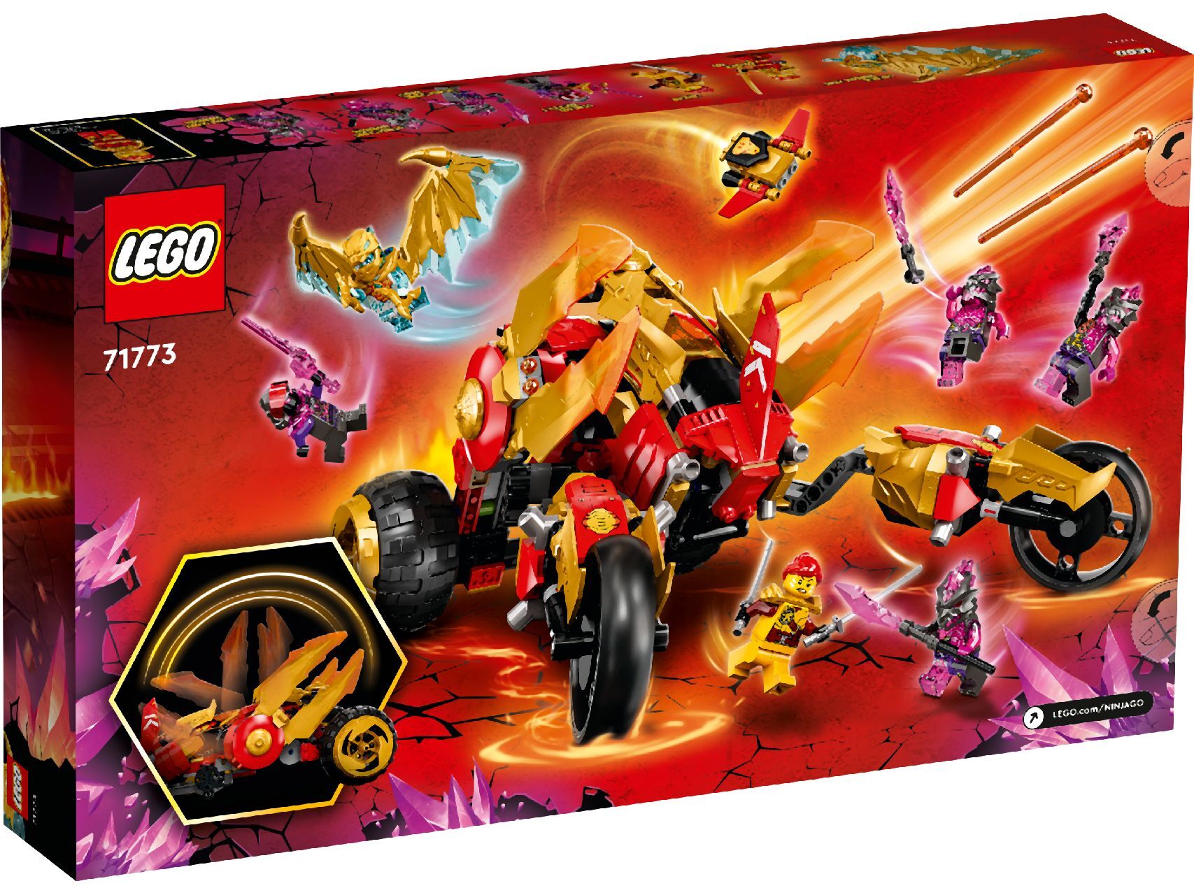 LEGO® Kai’s Golden Dragon Raider
