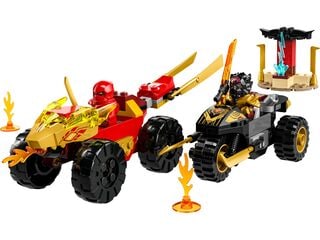 LEGO® Kai and Ras's Car and Bike Battle
