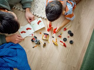 LEGO® Kai and Ras's Car and Bike Battle