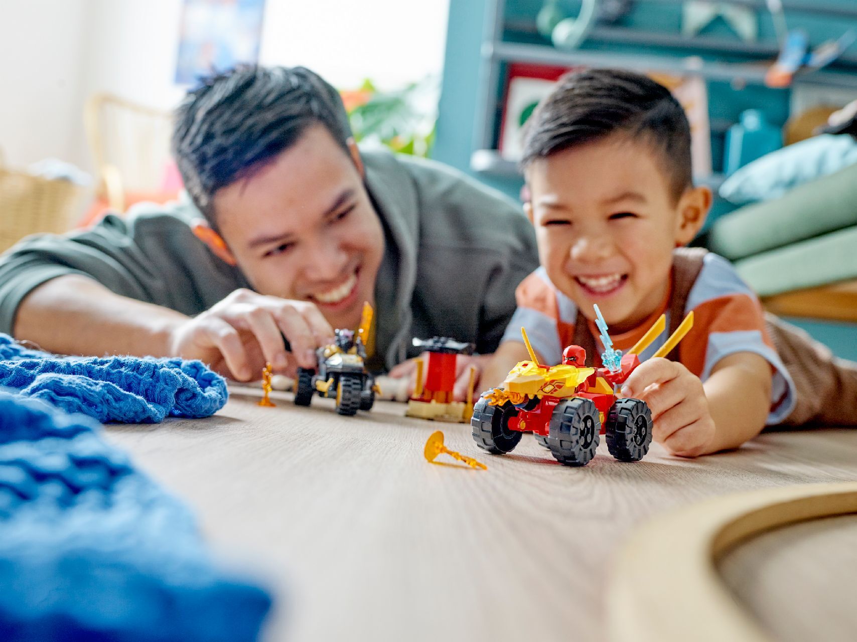 LEGO® Kai and Ras's Car and Bike Battle