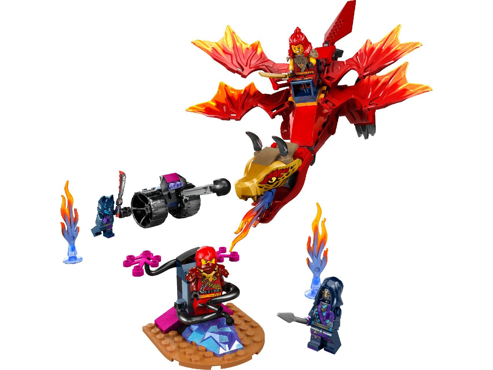 معركة التنين كايز سورس دراجون باتيل من LEGO®