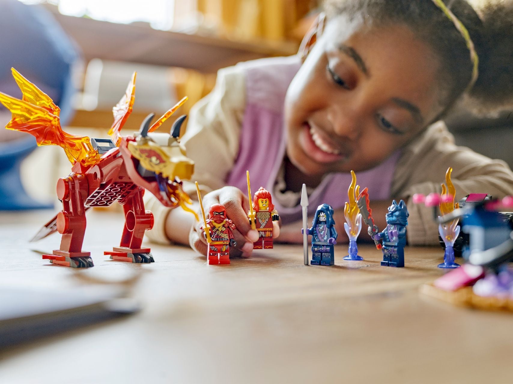 معركة التنين كايز سورس دراجون باتيل من LEGO®