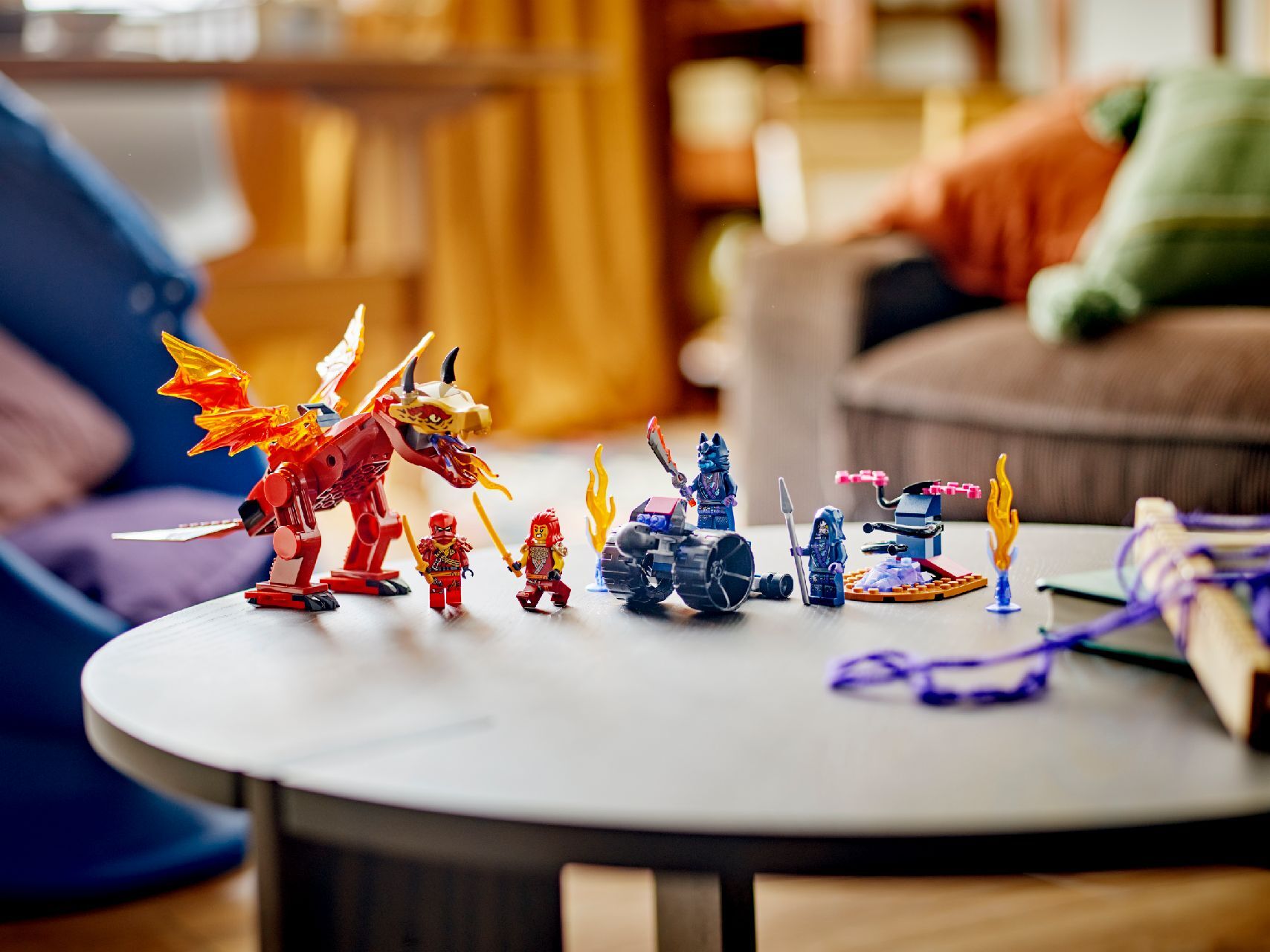 معركة التنين كايز سورس دراجون باتيل من LEGO®