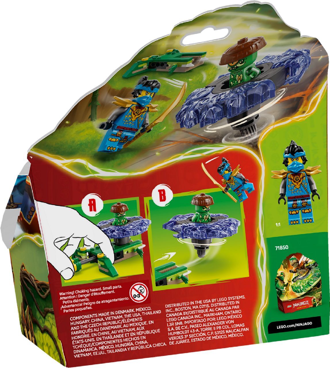 LEGO® Nya vs. Mutation Monster Spinner