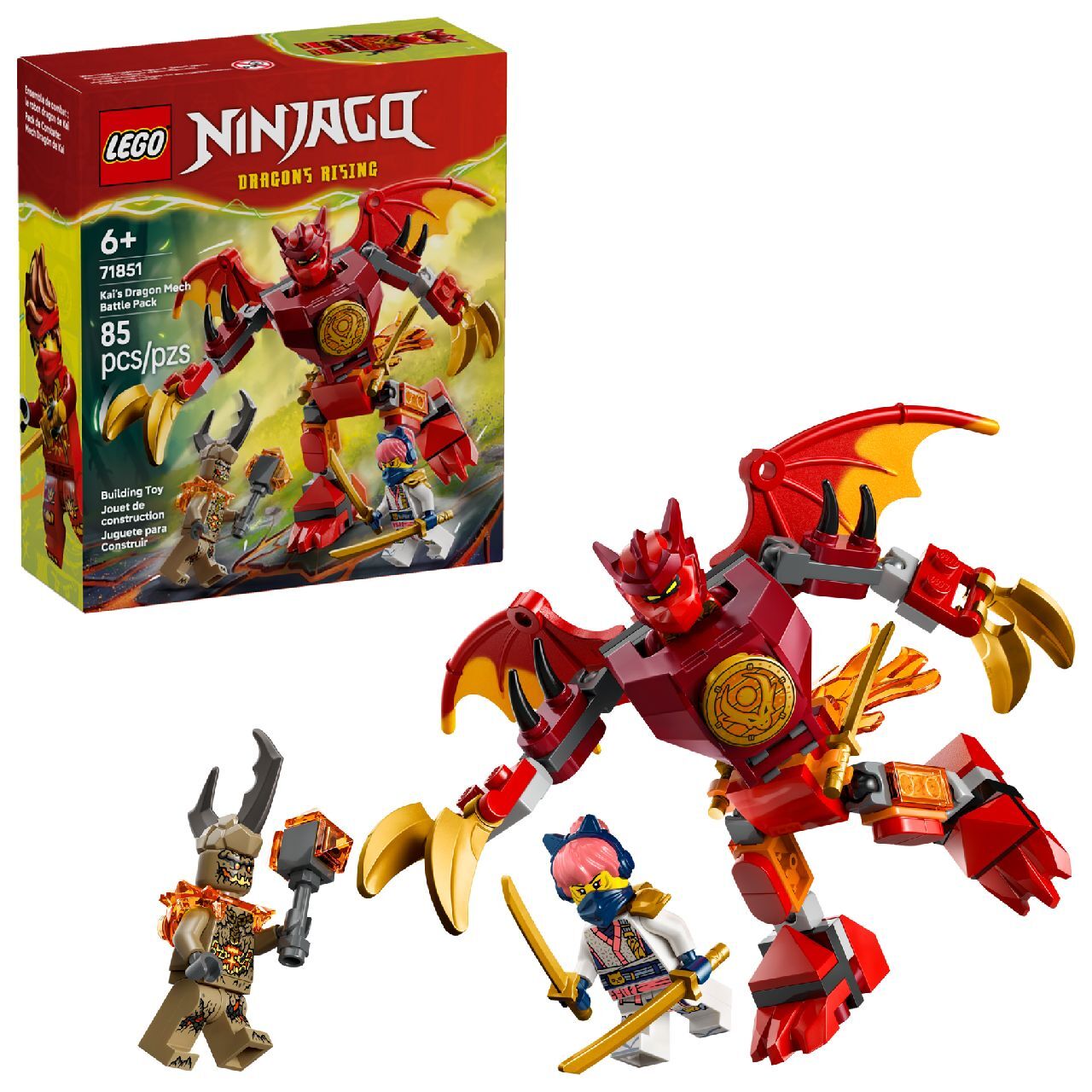 LEGO® Kai's Dragon Mech Battle Pack
