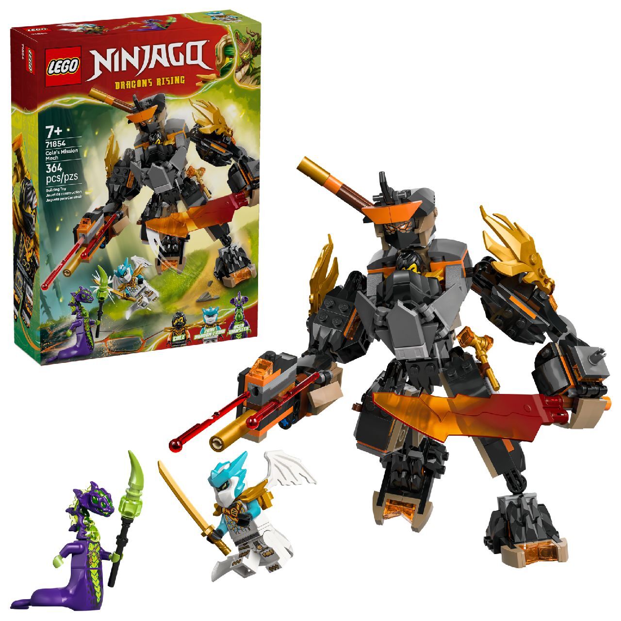 LEGO® Cole's Mission Mech & Dragon Zane