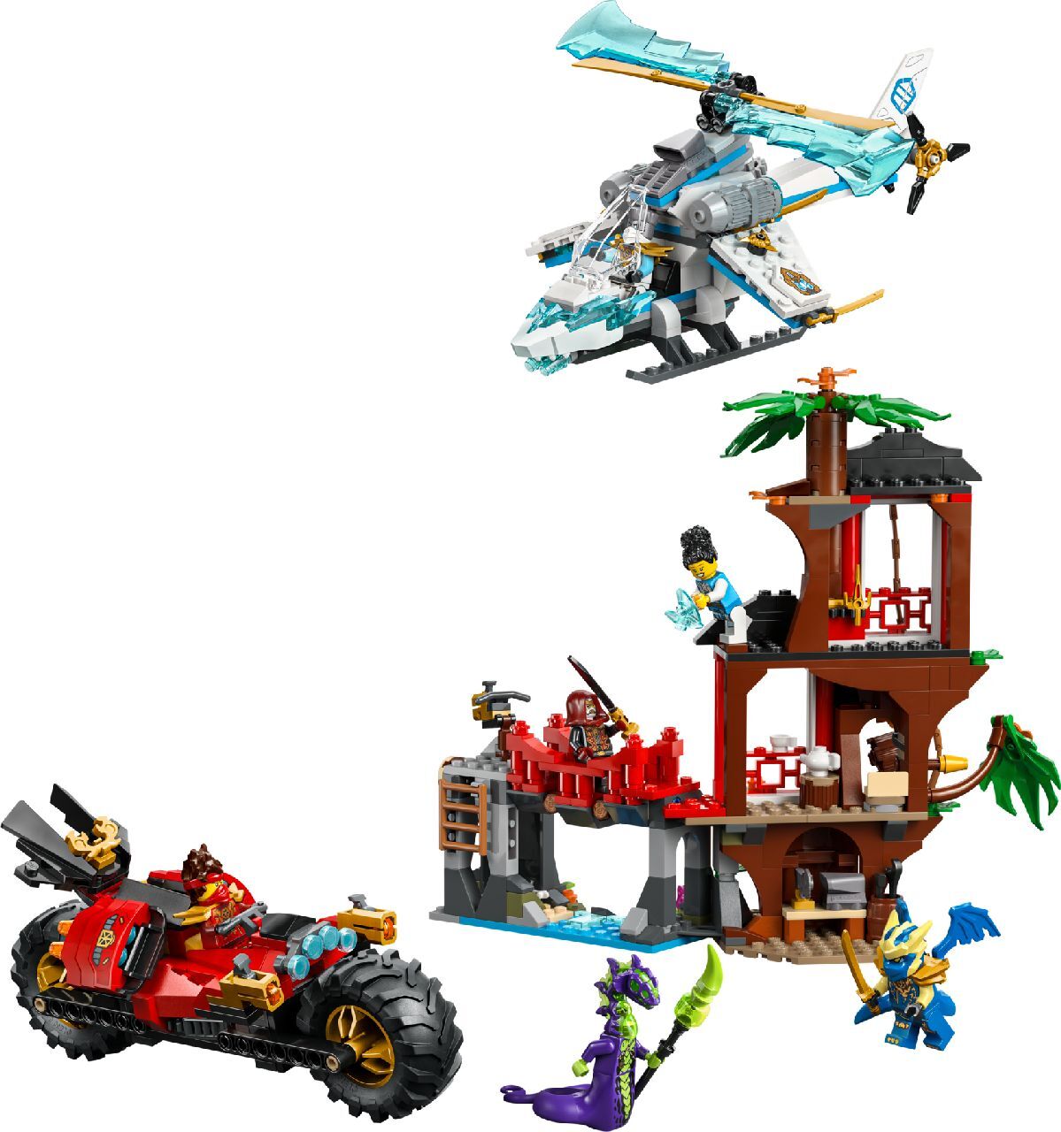 LEGO® Ninja Vehicle Tree House Battle