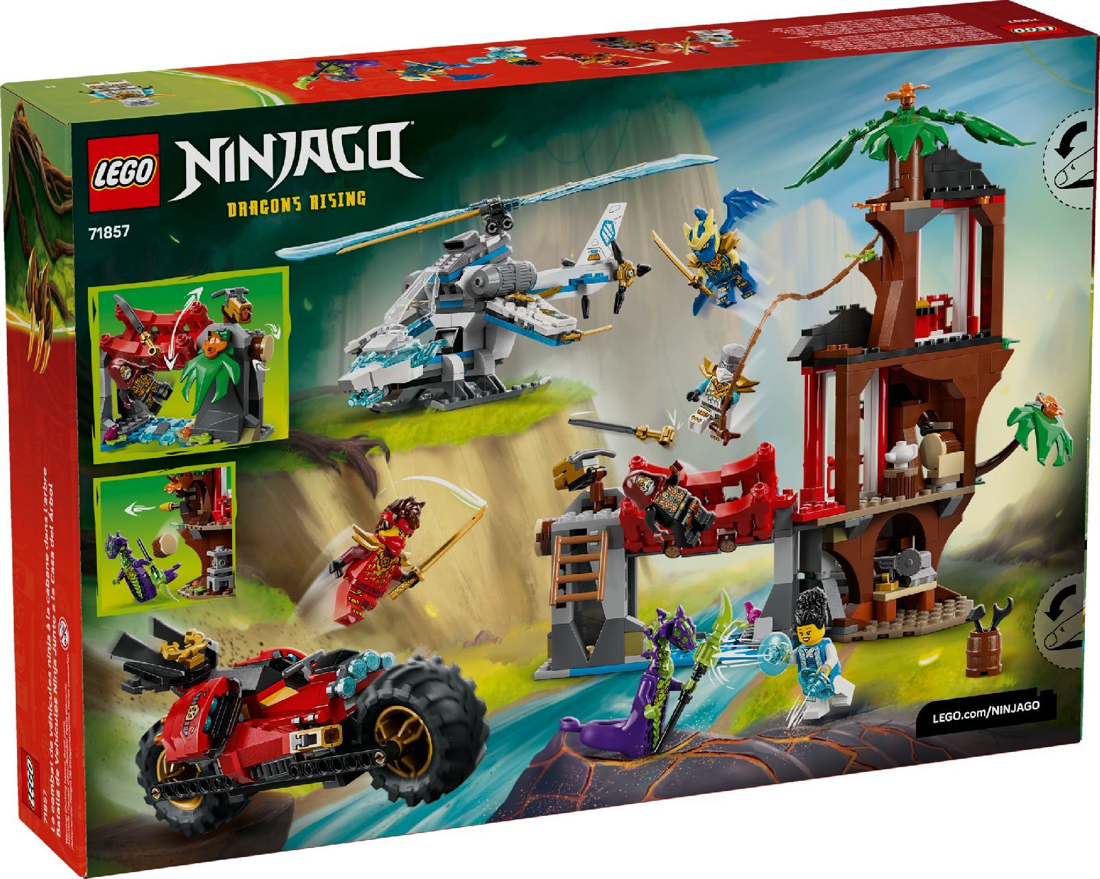 LEGO® Ninja Vehicle Tree House Battle
