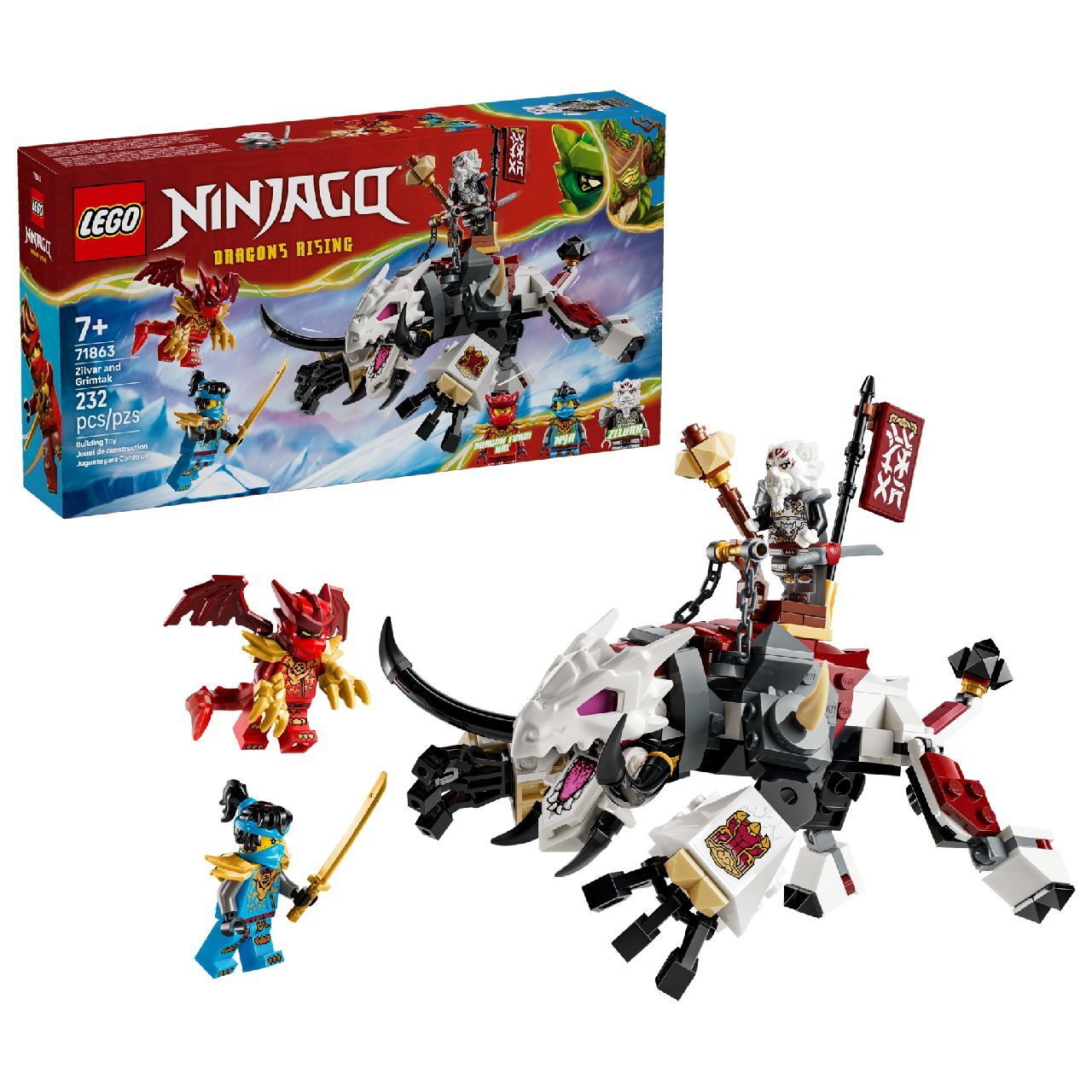 LEGO® Zilvar and Grimtak the Dragon Beast