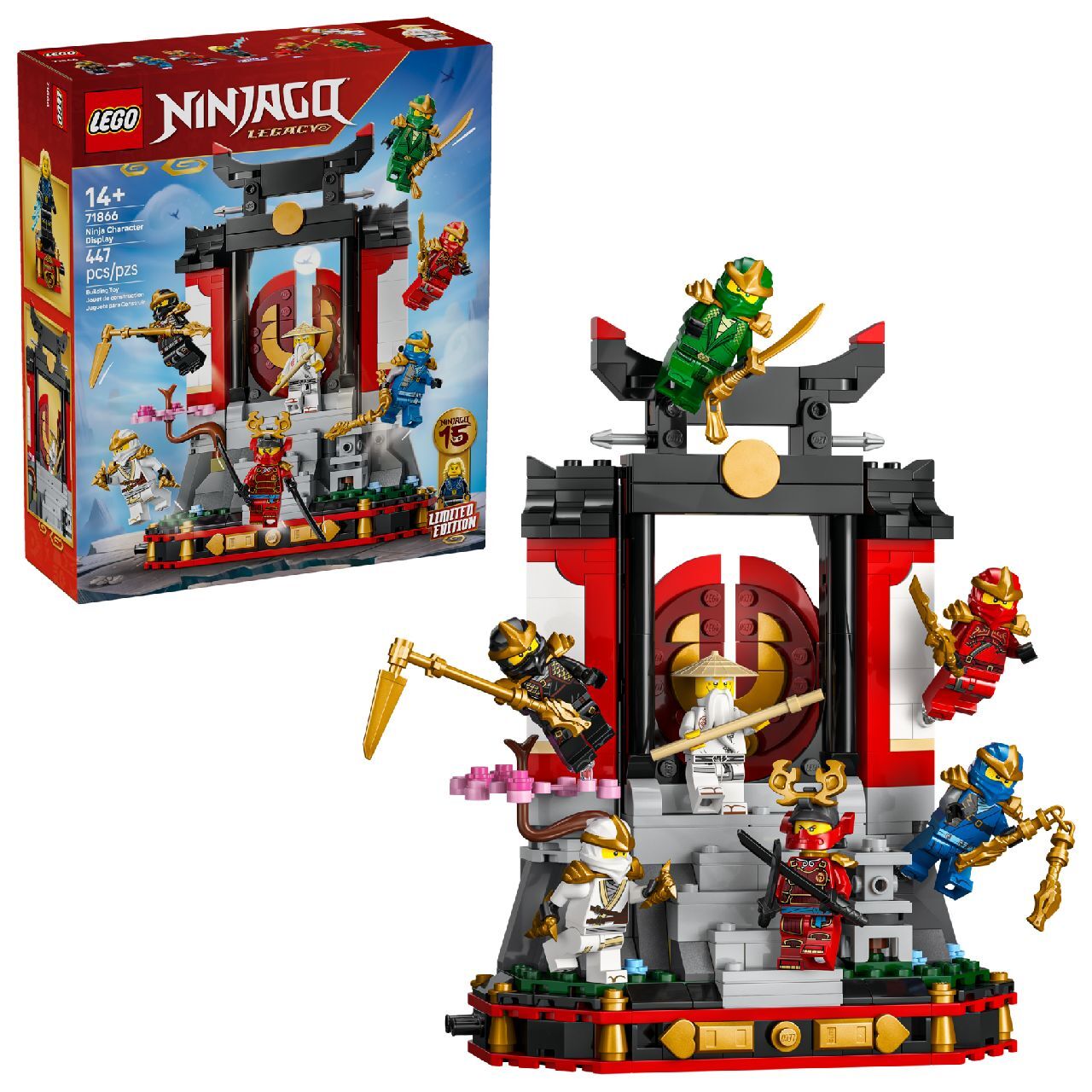 LEGO® Ninja Character Display 15th Anniversary