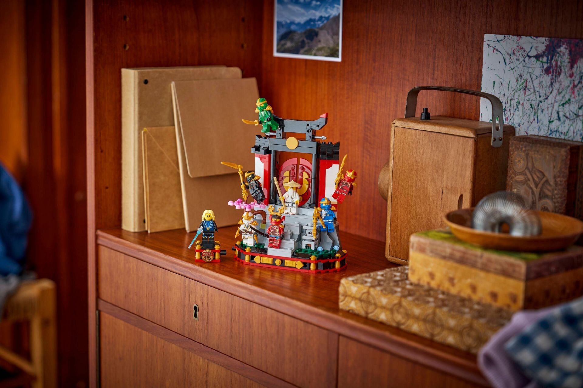 LEGO® Ninja Character Display 15th Anniversary