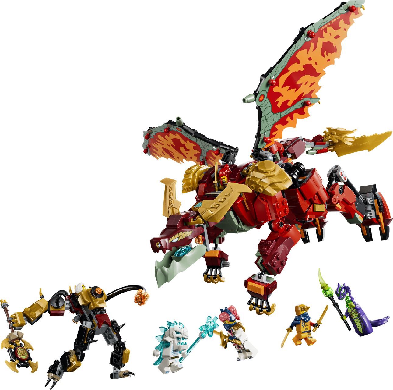 LEGO® Wyldfyre's Transforming Dragon Mech