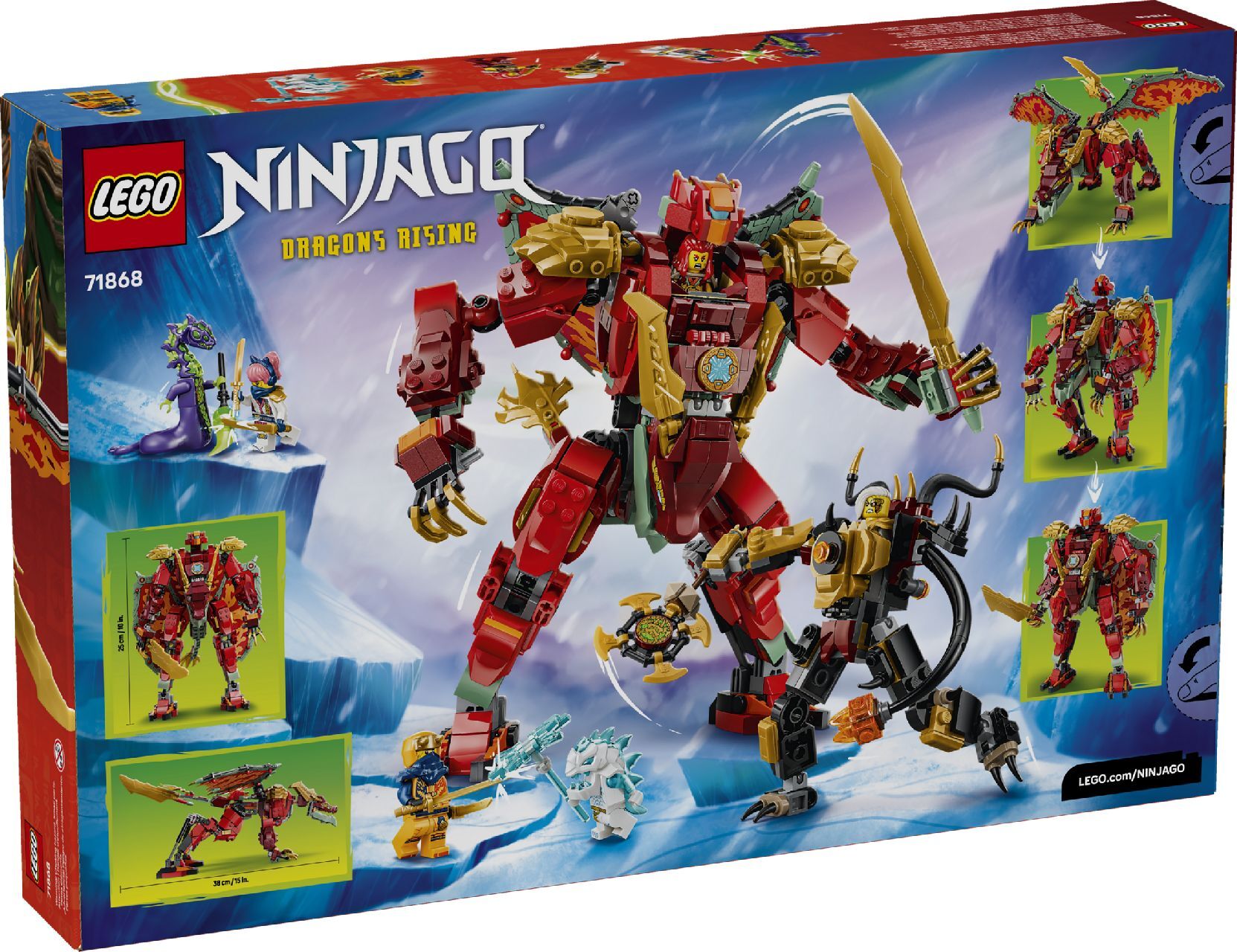 LEGO® Wyldfyre's Transforming Dragon Mech