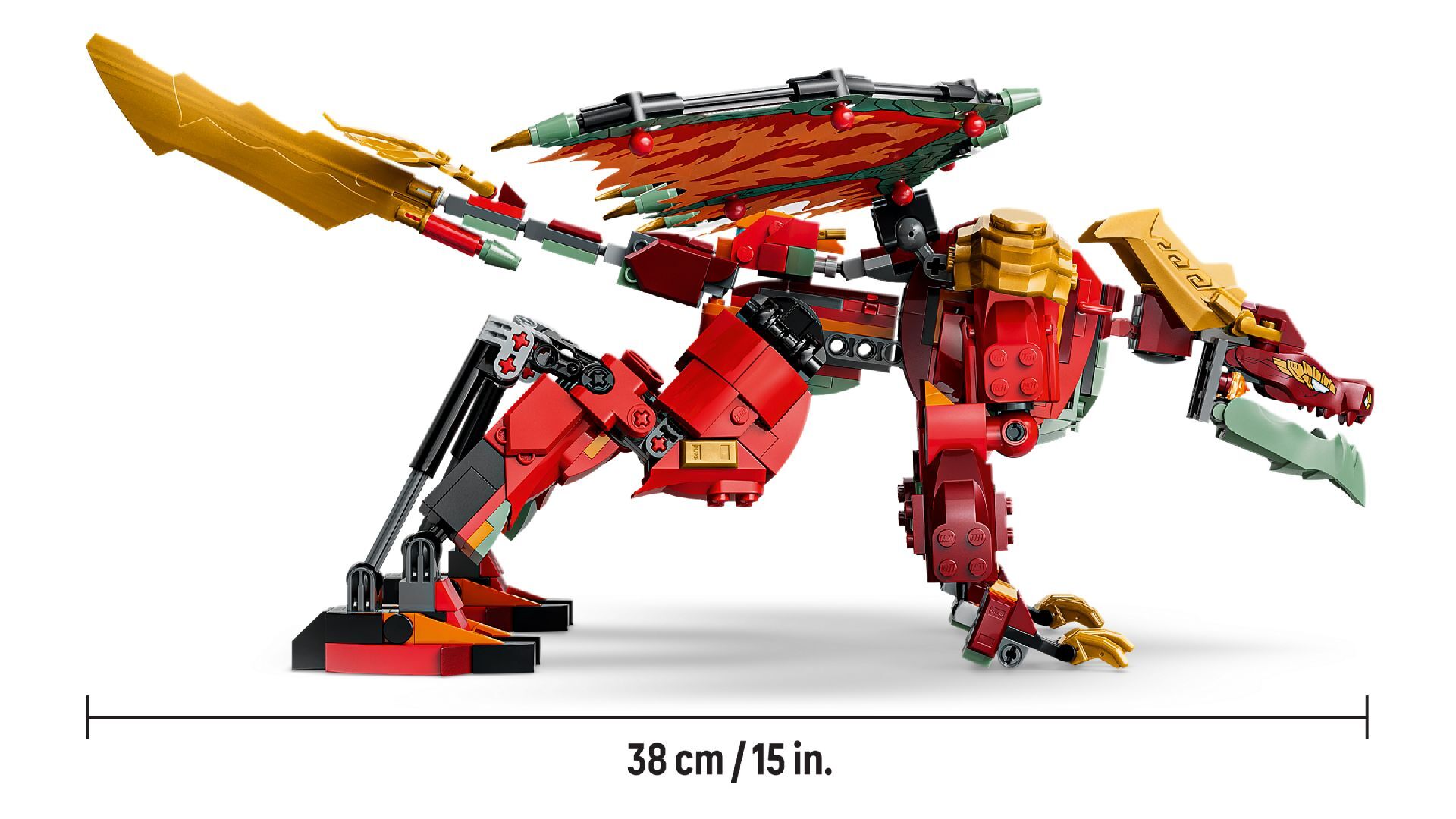 LEGO® Wyldfyre's Transforming Dragon Mech