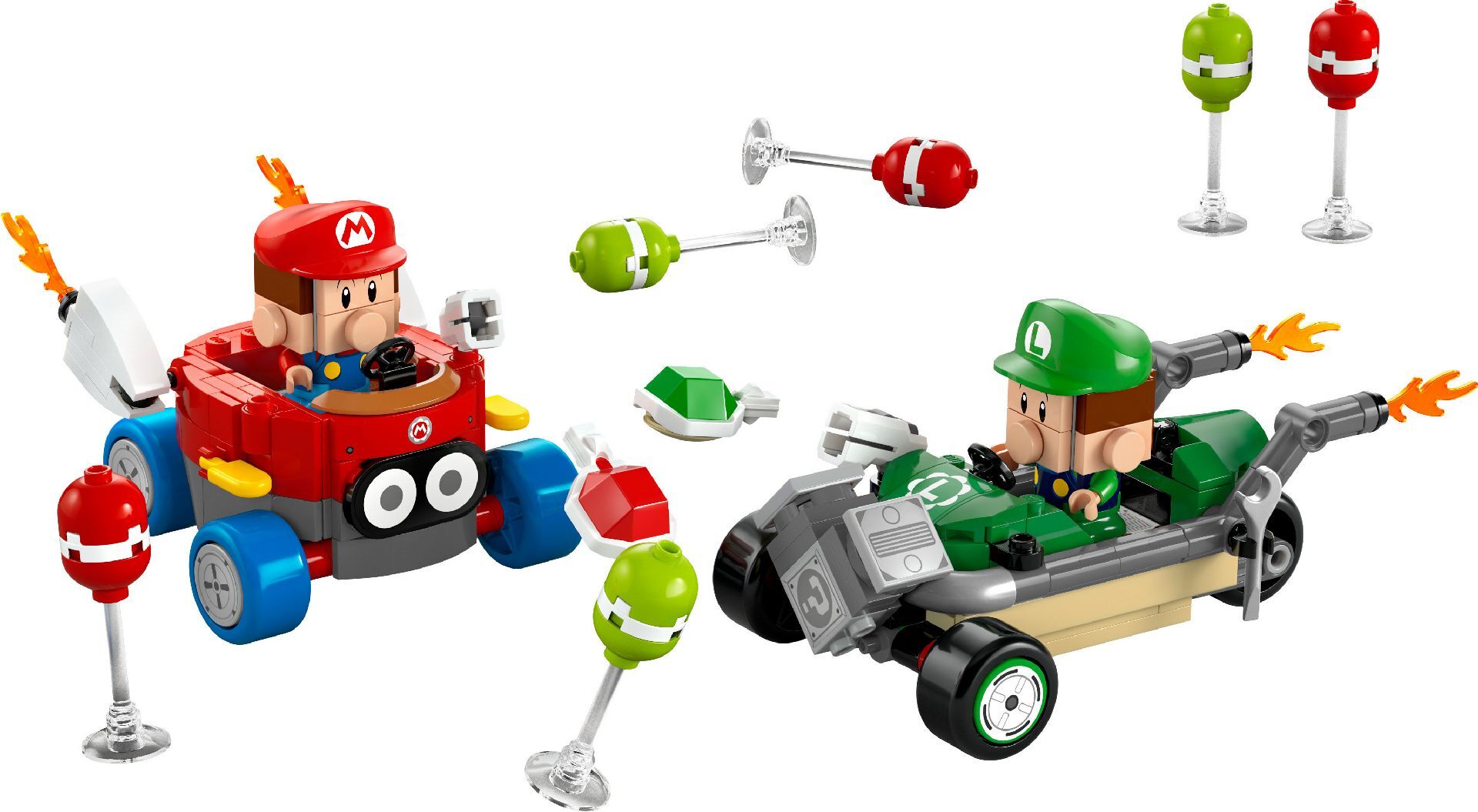 Mario Kart™ – Baby Mario بمواجهة Baby Luigi من LEGO®