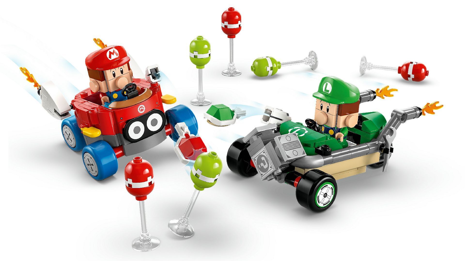 Mario Kart™ – Baby Mario بمواجهة Baby Luigi من LEGO®