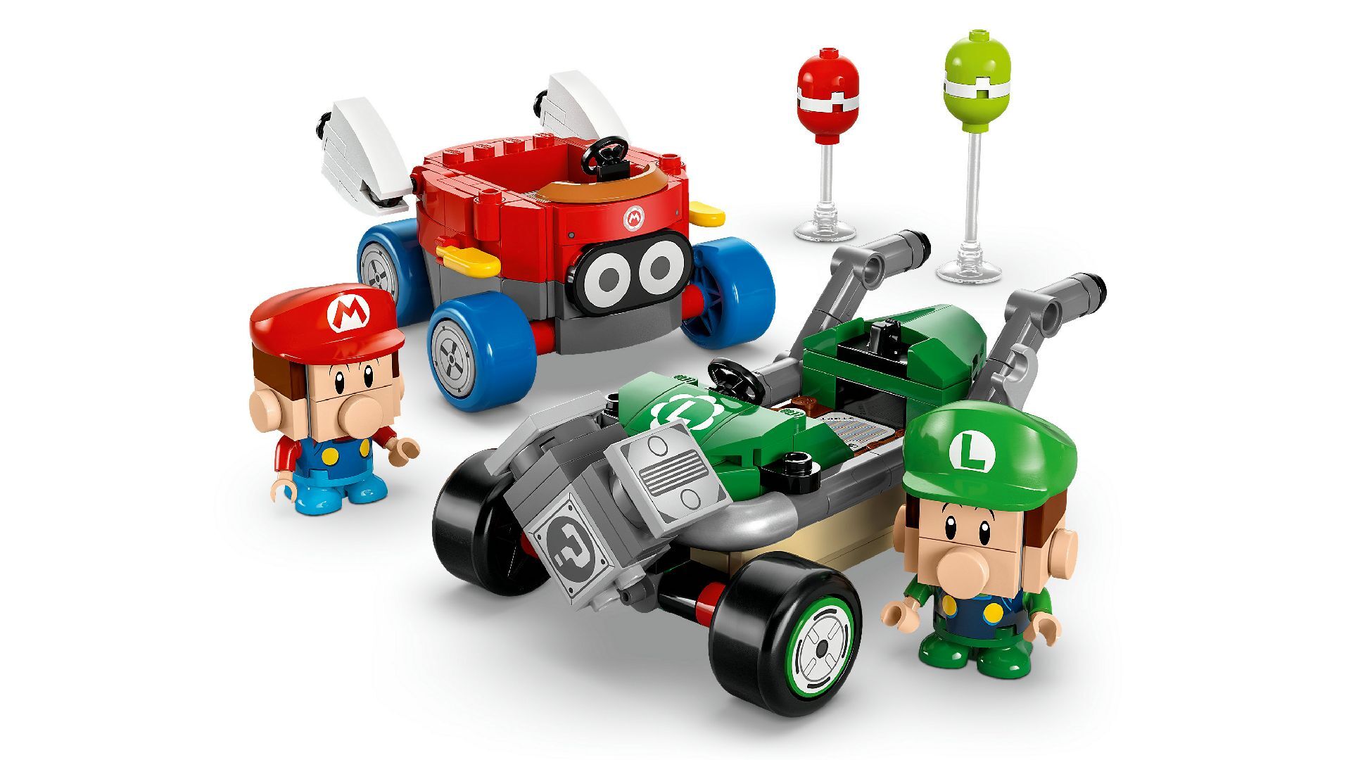 Mario Kart™ – Baby Mario بمواجهة Baby Luigi من LEGO®