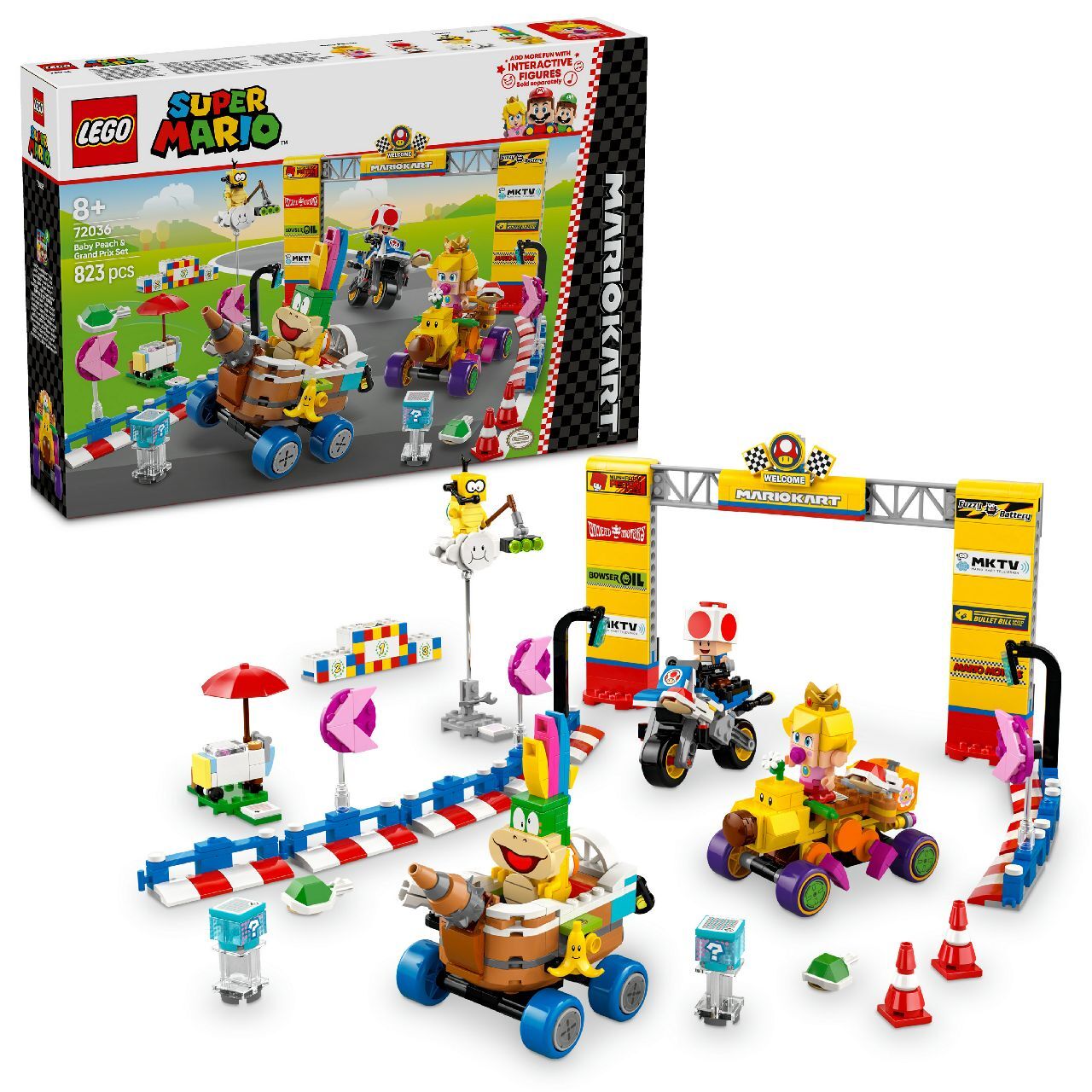 LEGO® Mario Kart™ – Baby Peach & Grand Prix Set