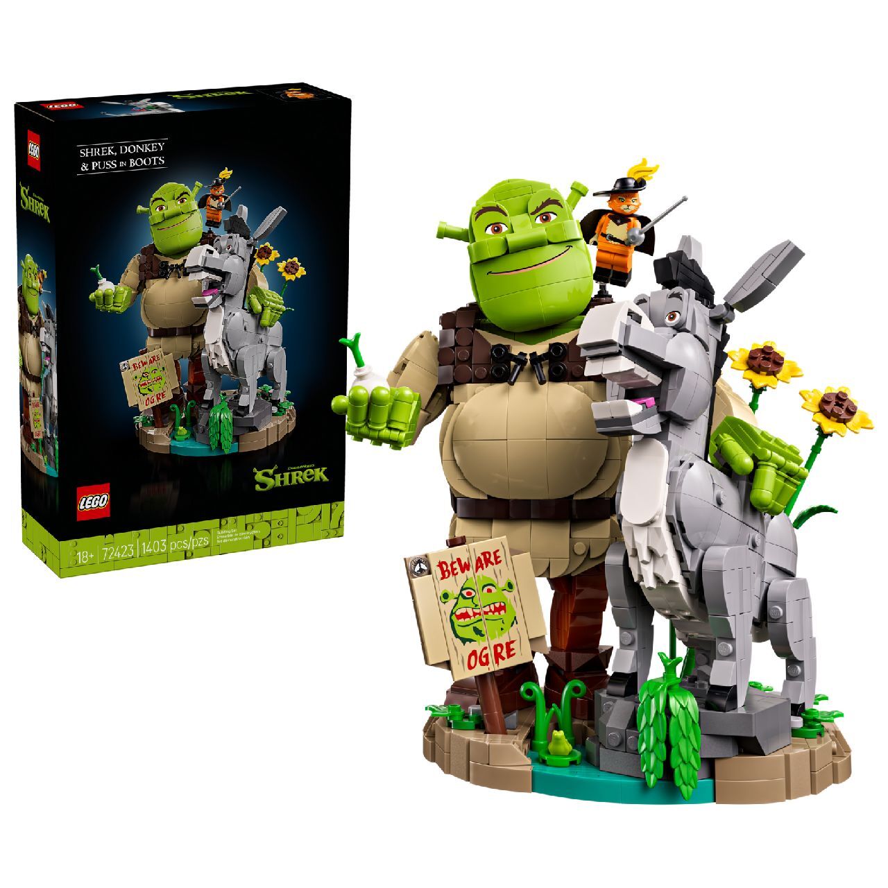 LEGO® Shrek, Donkey & Puss in Boots