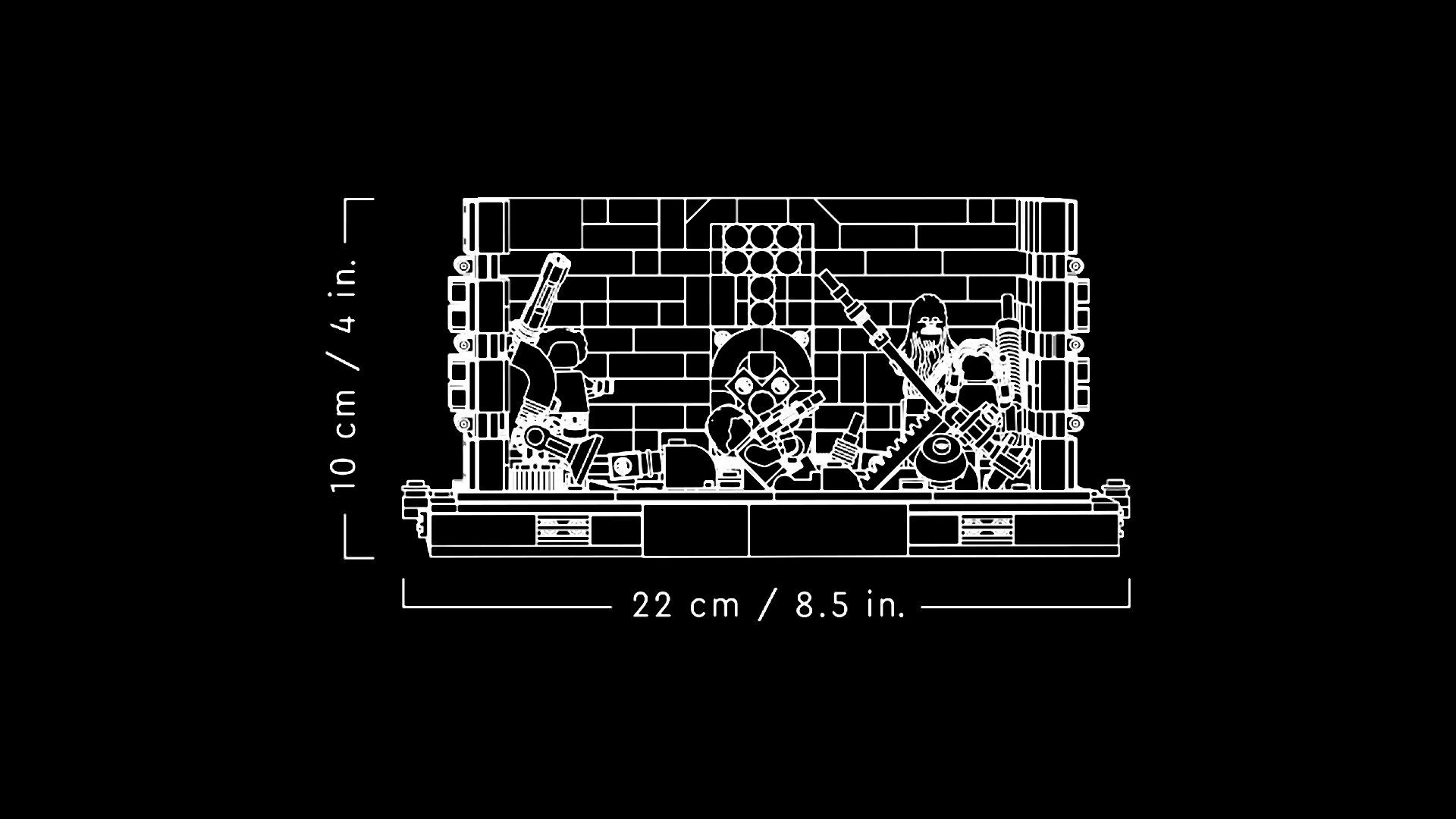 LEGO® Death Star™ Trash Compactor Diorama