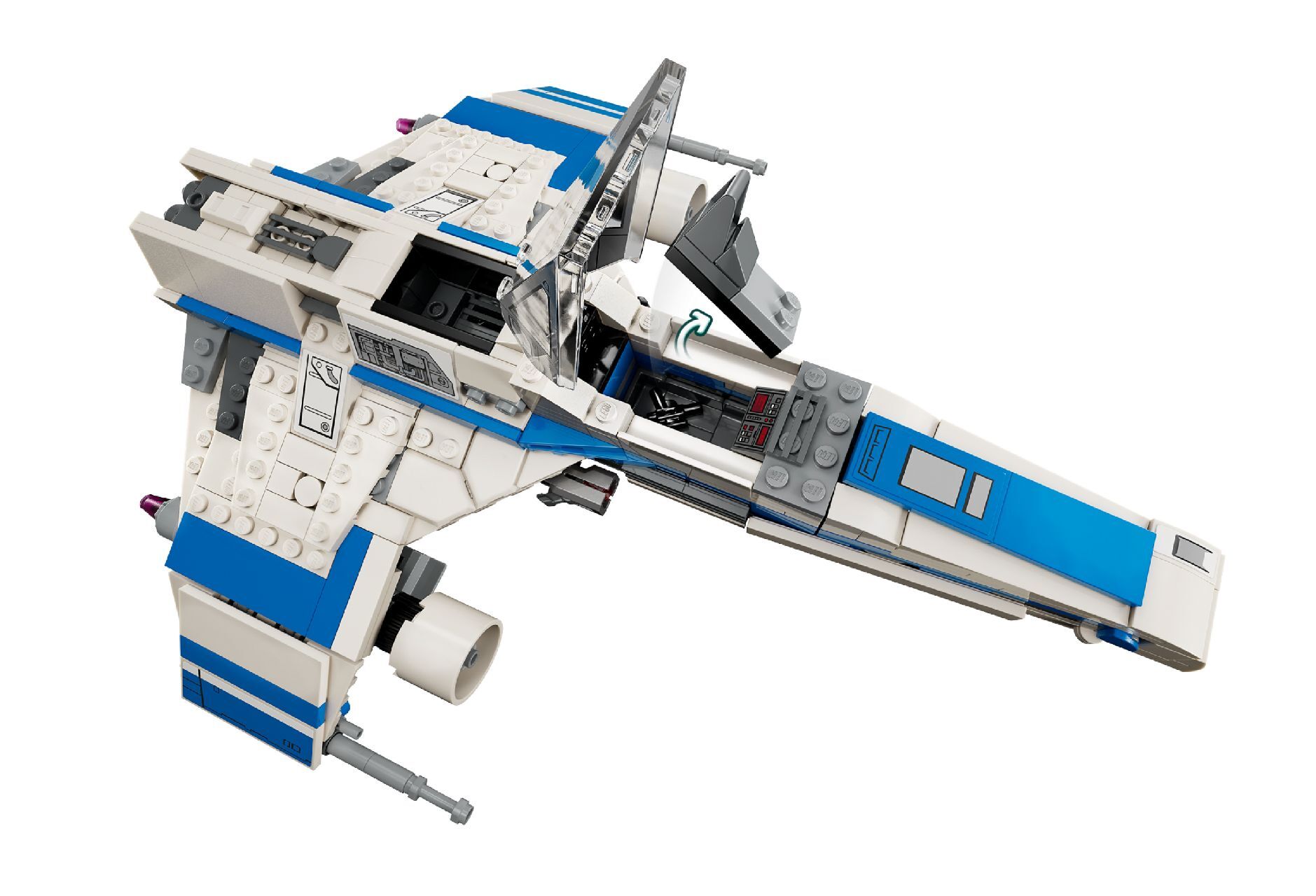 LEGO® New Republic E-Wing™ vs. Shin Hati’s Starfighter™
