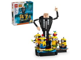 LEGO® Brick-Built Gru and Minions