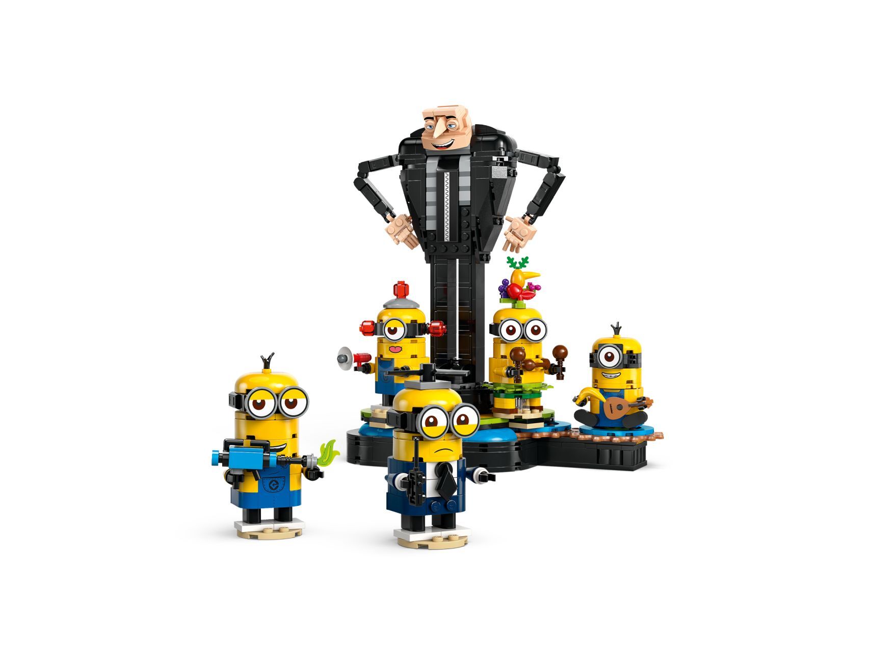 LEGO® Brick-Built Gru and Minions