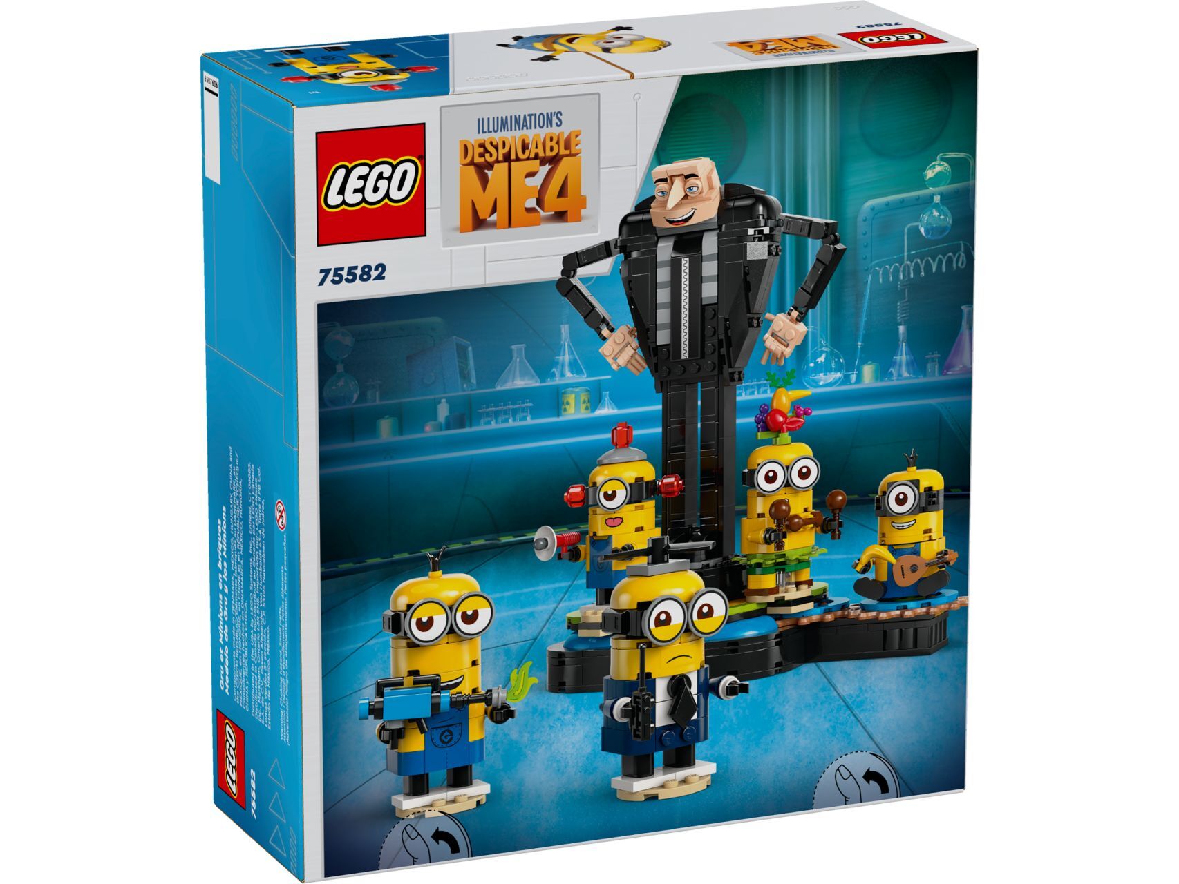 LEGO® Brick-Built Gru and Minions
