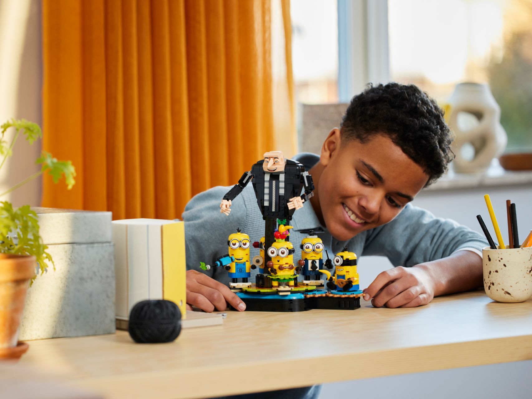 LEGO® Brick-Built Gru and Minions